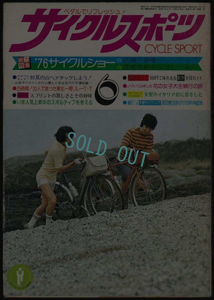 画像1: サイクルスポーツ 1976年6月号 (1)