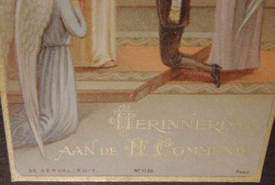 画像1: Frenchアンティーク Holy Card＊1900年初頭 Paris 1136