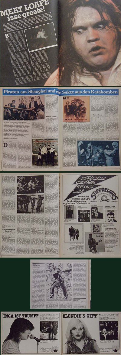 画像1: Sounds 1978年4月ドイツ 音楽雑誌 サウンズ 洋雑誌