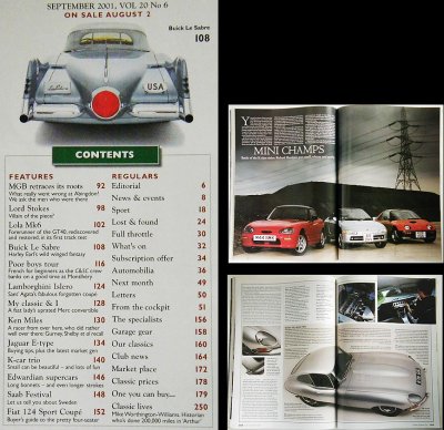 画像1: Classic & Sports Car magazine 2001 September