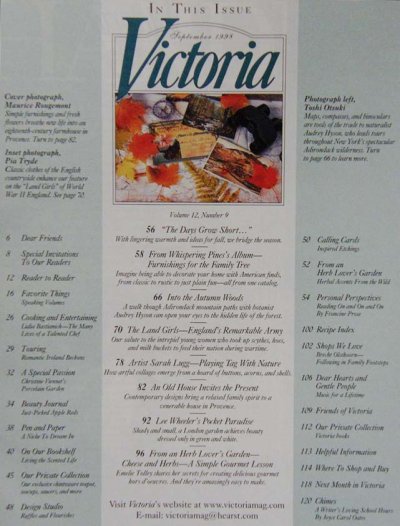 画像3: Victoria Sep./1998 洋雑誌ヴィクトリア