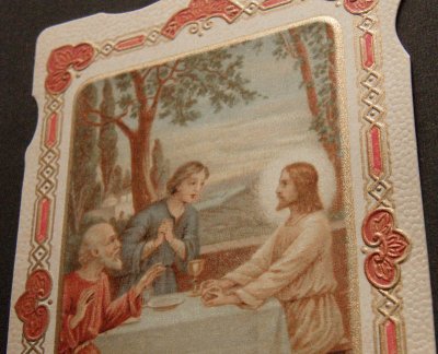 画像1: Frenchアンティーク Holy Card＊1900年初頭 Paris 1089