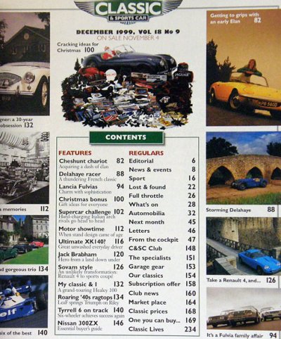 画像1: Classic & Sports Car magazine 1999 December