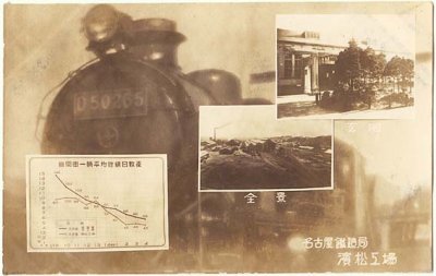 画像1: 名古屋鉄道局浜松工場,蒸気機関車D50265