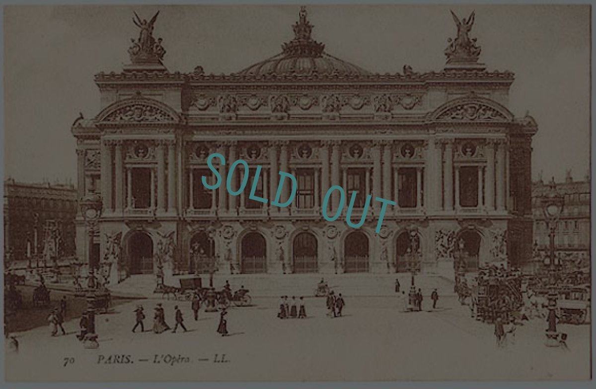 画像1: フランス アンティークポストカード,PARIS.-L'Opera (1)