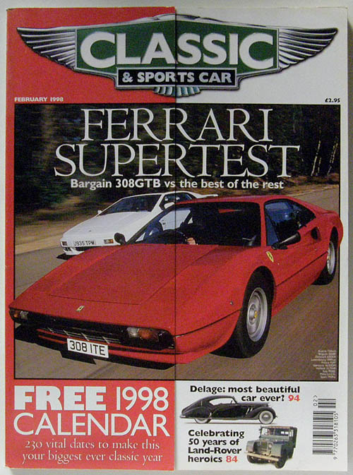 画像1: Classic & Sports Car magazine 1998 Feb. (1)