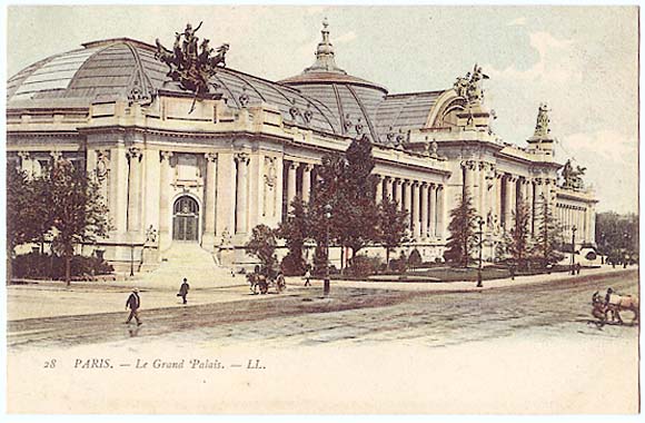 画像1: フランス アンティークポストカード,PARIS.-Le Grand 'Palais. (1)