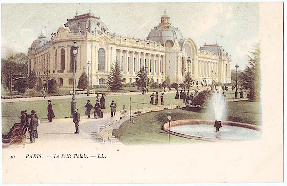 画像1: フランス アンティークポストカード,PARIS.-Le Petit Palais. (1)