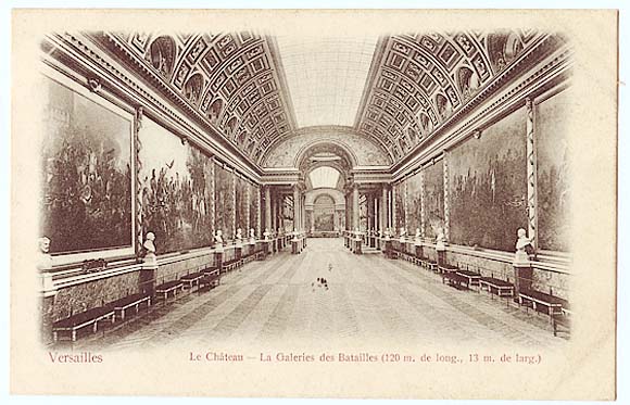 画像1: フランス アンティークポストカード ヴェルサイユ宮殿  Le chateau (1)